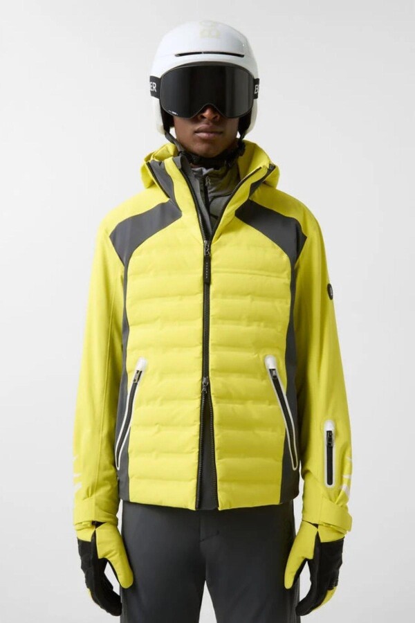 Bogner Jorik-DT Down Erkek Kayak Montu Sarı - BOGNER