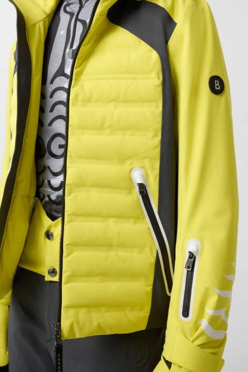 Bogner Jorik-DT Down Erkek Kayak Montu Sarı - 3