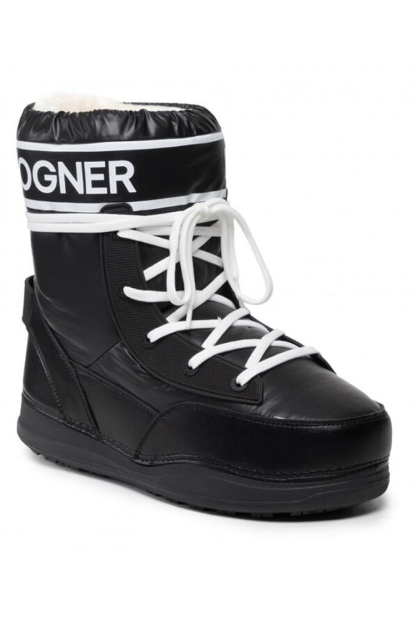 Bogner La Plagne1 B Kadın Kar Botu Siyah/Beyaz - BOGNER