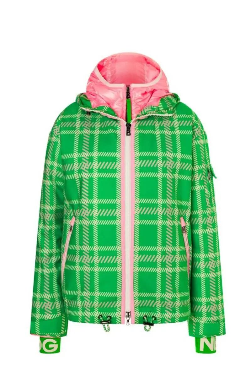 Bogner Luisa-D Kadın Kayak Montu Yeşil/Pembe - 1