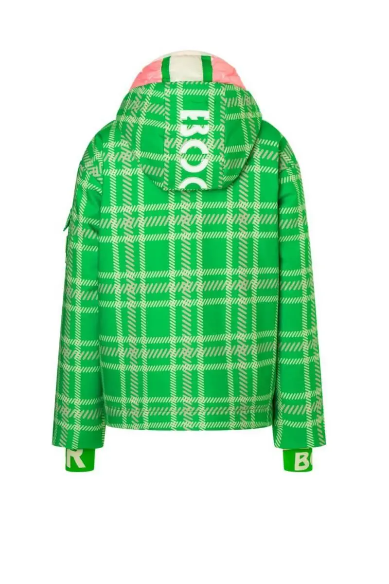 Bogner Luisa-D Kadın Kayak Montu Yeşil/Pembe - 3