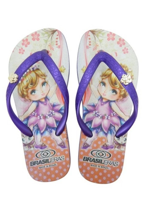 Brasileras Printed Çocuk Terlik 27-34 - BRASILERAS (1)