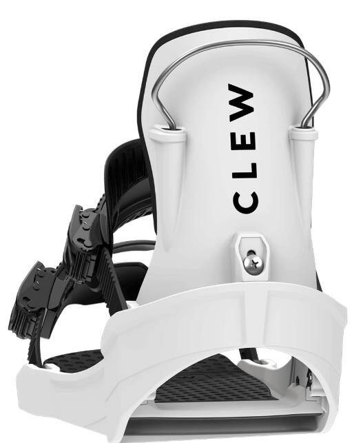 Clew Independence White Snowboard Bağlama - 3