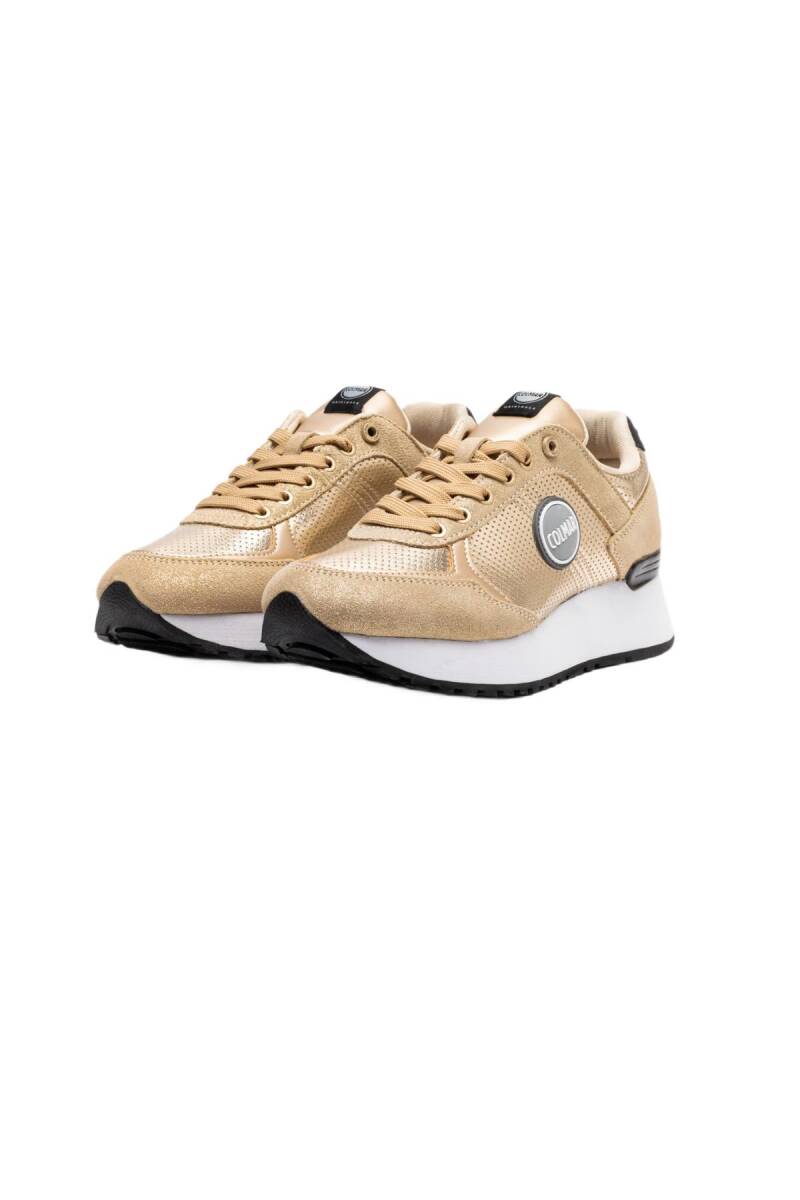 Colmar Travis Punk High Outsole Kadın Sneakers Gold - 4