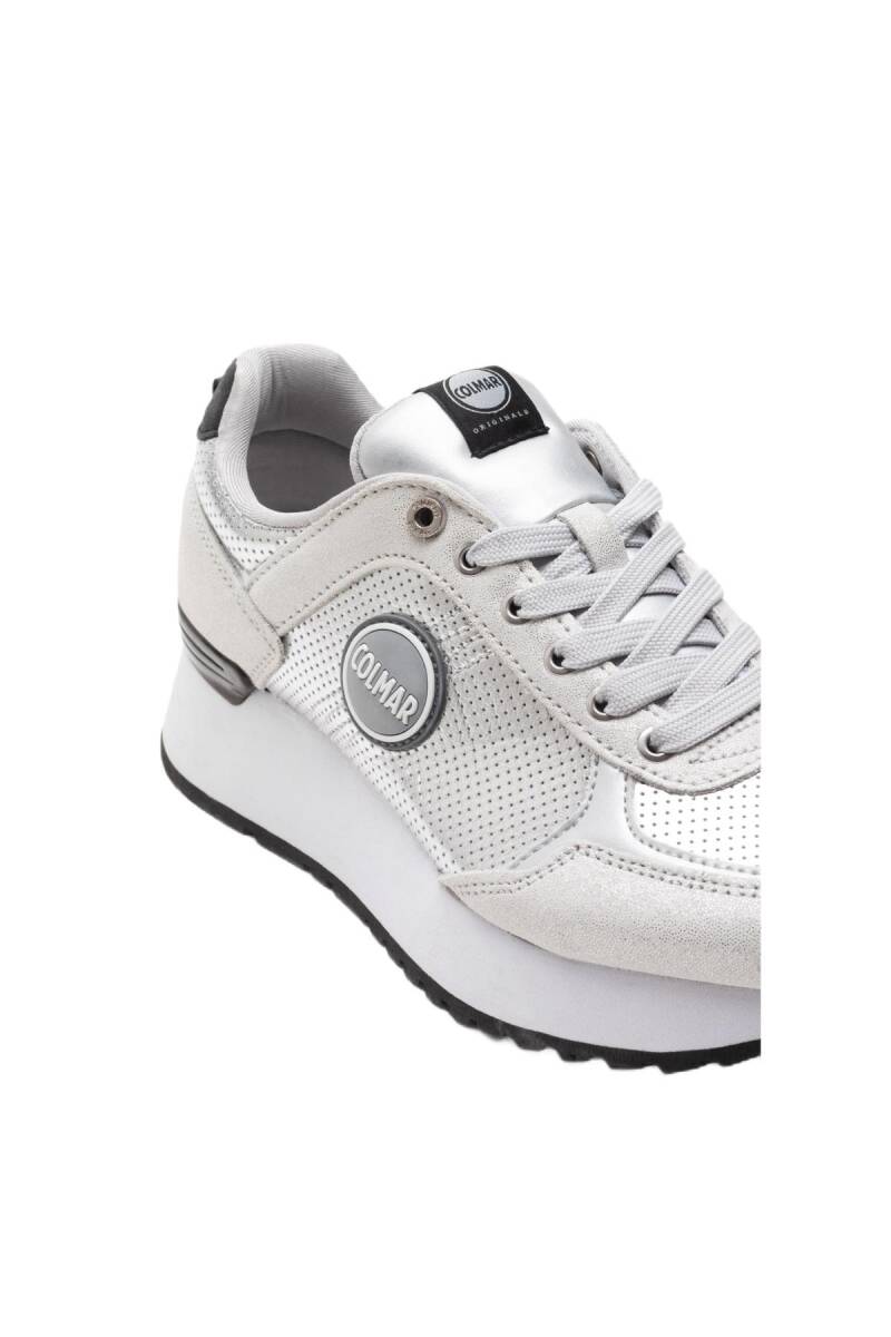 Colmar Travis Punk High Outsole Kadın Sneakers Gri - 2