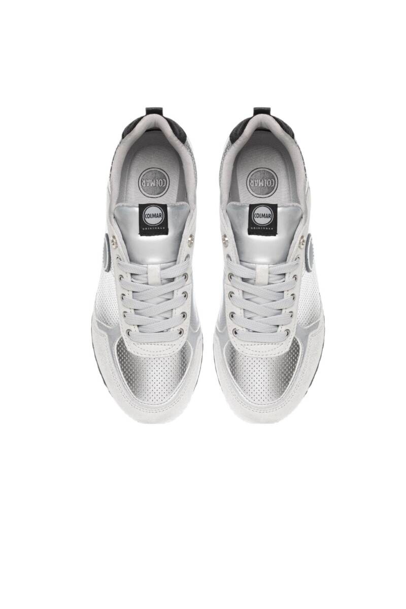Colmar Travis Punk High Outsole Kadın Sneakers Gri - 3