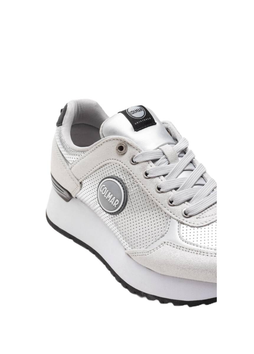 Colmar Travis Punk High Outsole Kadın Sneakers Gri - 7