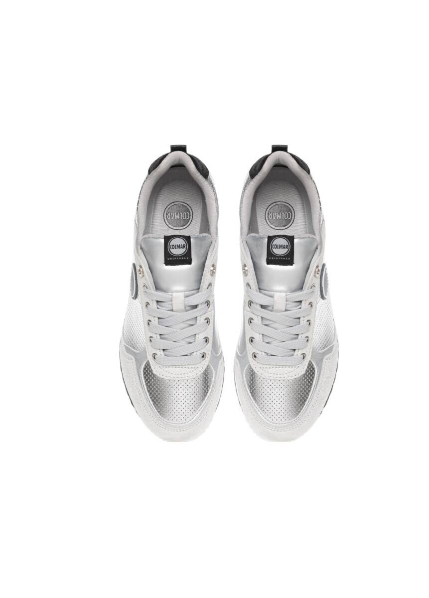 Colmar Travis Punk High Outsole Kadın Sneakers Gri - 8