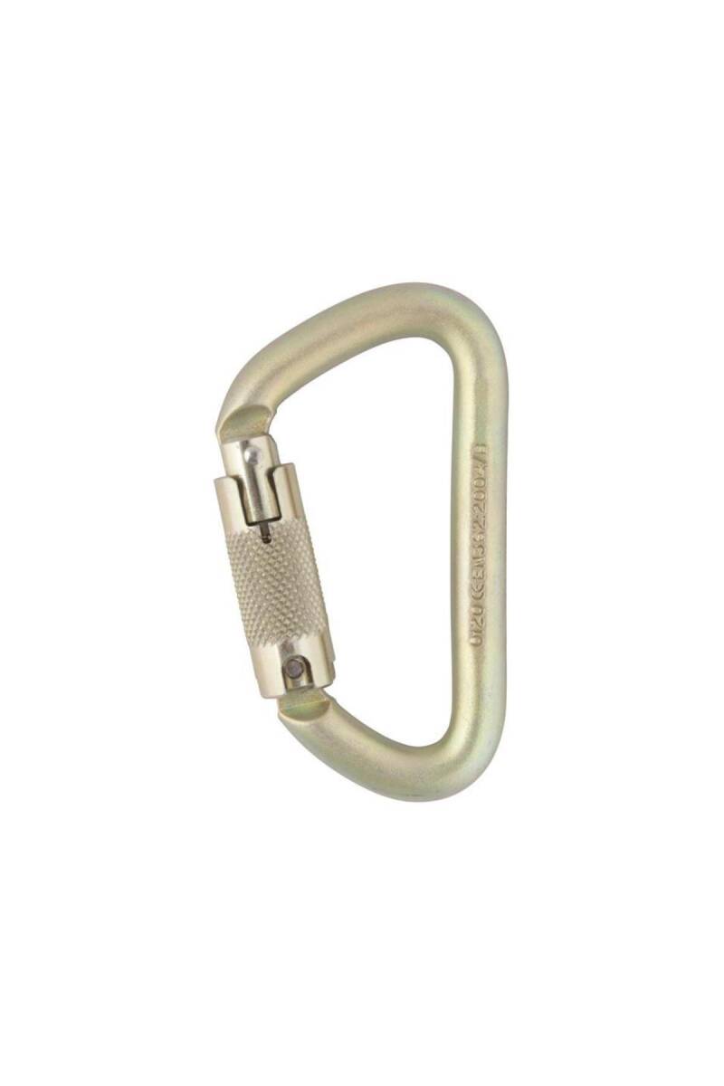 DMM 12 mm Steel Offset D Screwgat Karabina - 1