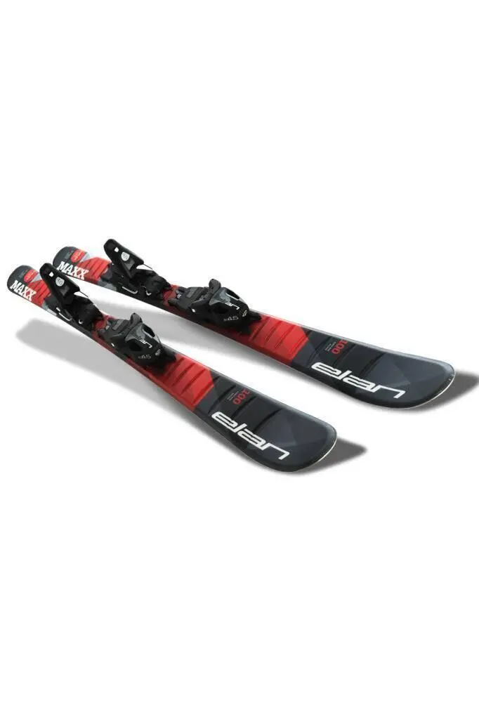 Elan Maxx Siyah Kırmızı Çocuk Kayak + QS EL 7,5 Bağlama - 2