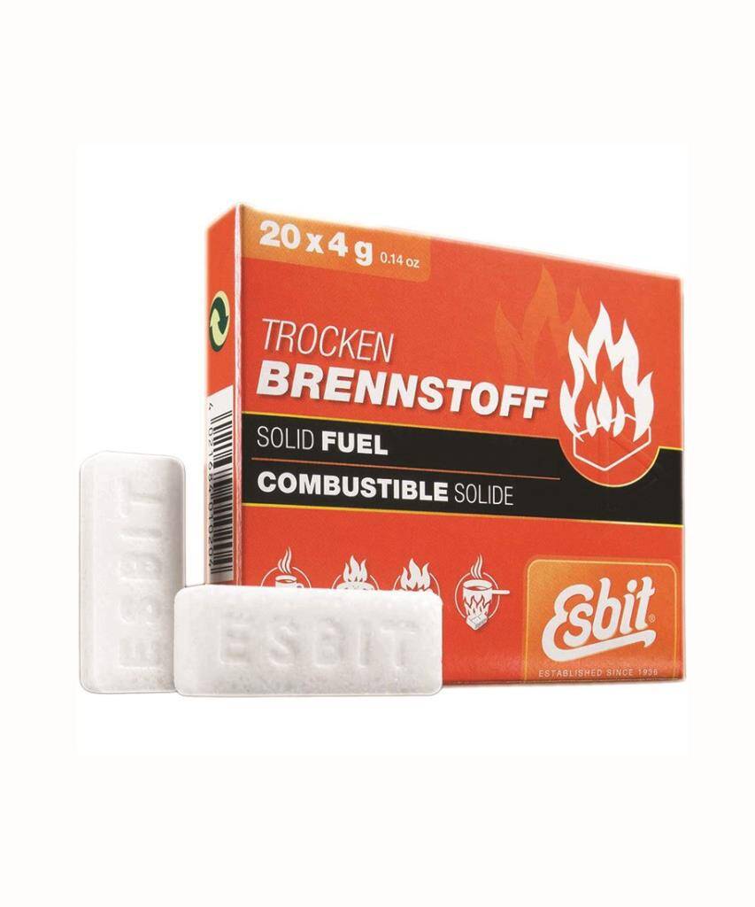 ESBIT - Solid Fuel Tablets 20X4G Katı Yakıt Tableti - 1