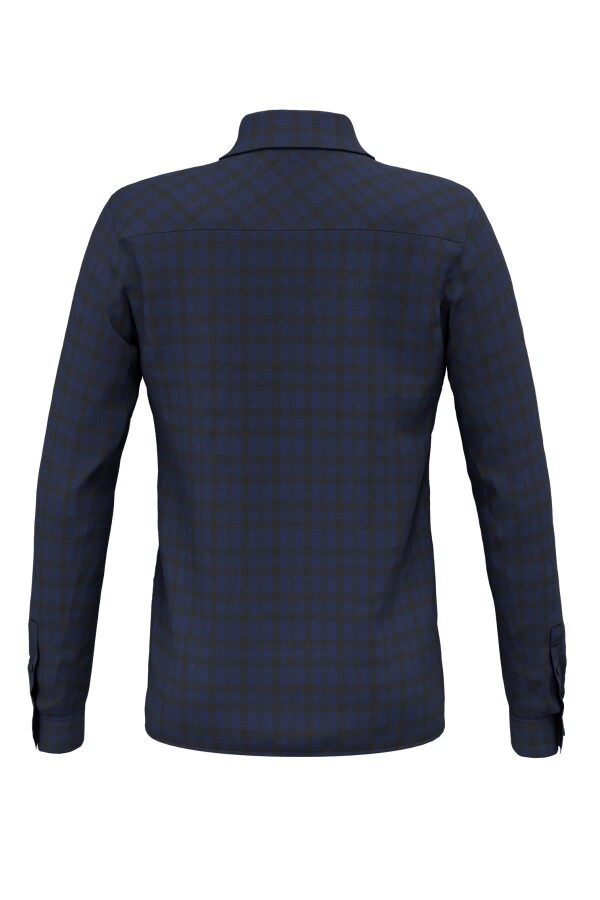 Fanes Flannel 5PL Erkek Gömlek L/S Lacivert - SALEWA (1)