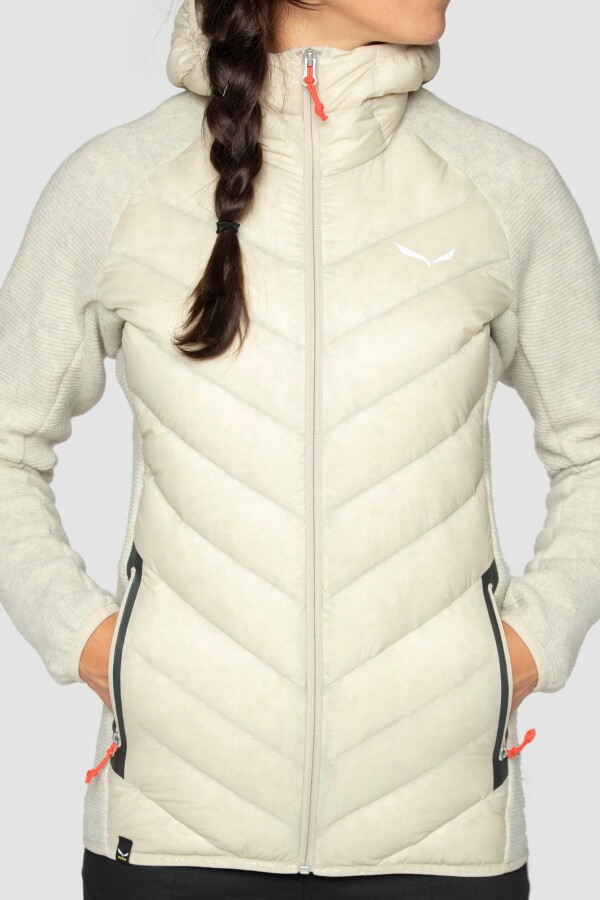 Fanes Sarner Rdsdwn Hyb Kadın Ceket Mont Krem - SALEWA (1)