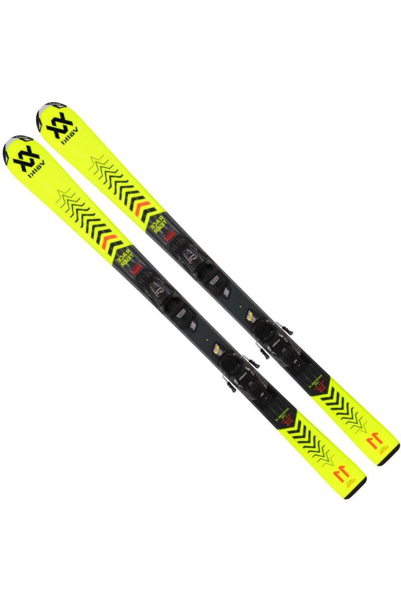 JR Racetiger Sarı VMotion Kayak + 4.5 VMotion JR Bağlama 90 CM - 1