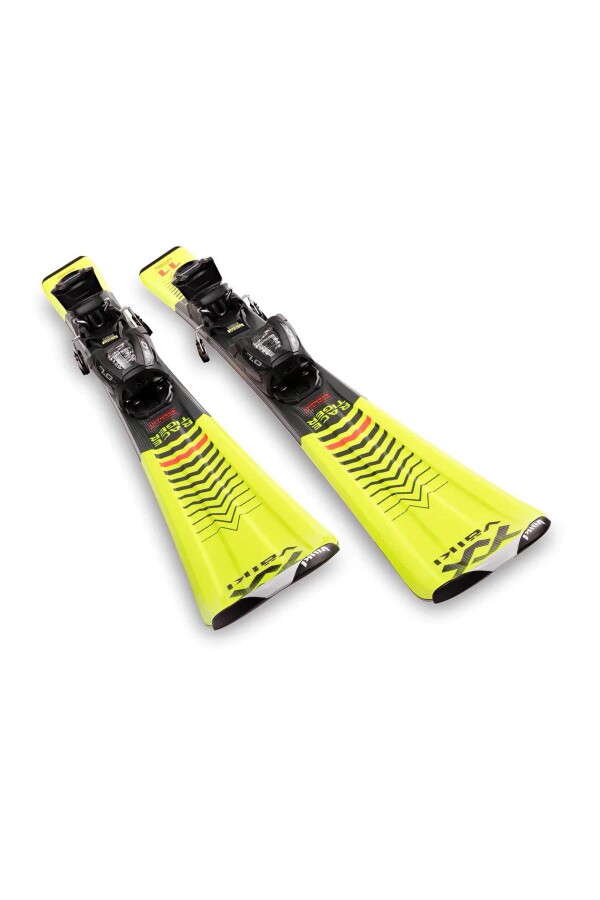 JR Racetiger Sarı VMotion Kayak + 4.5 VMotion JR Bağlama 90 CM - VÖLKL (1)