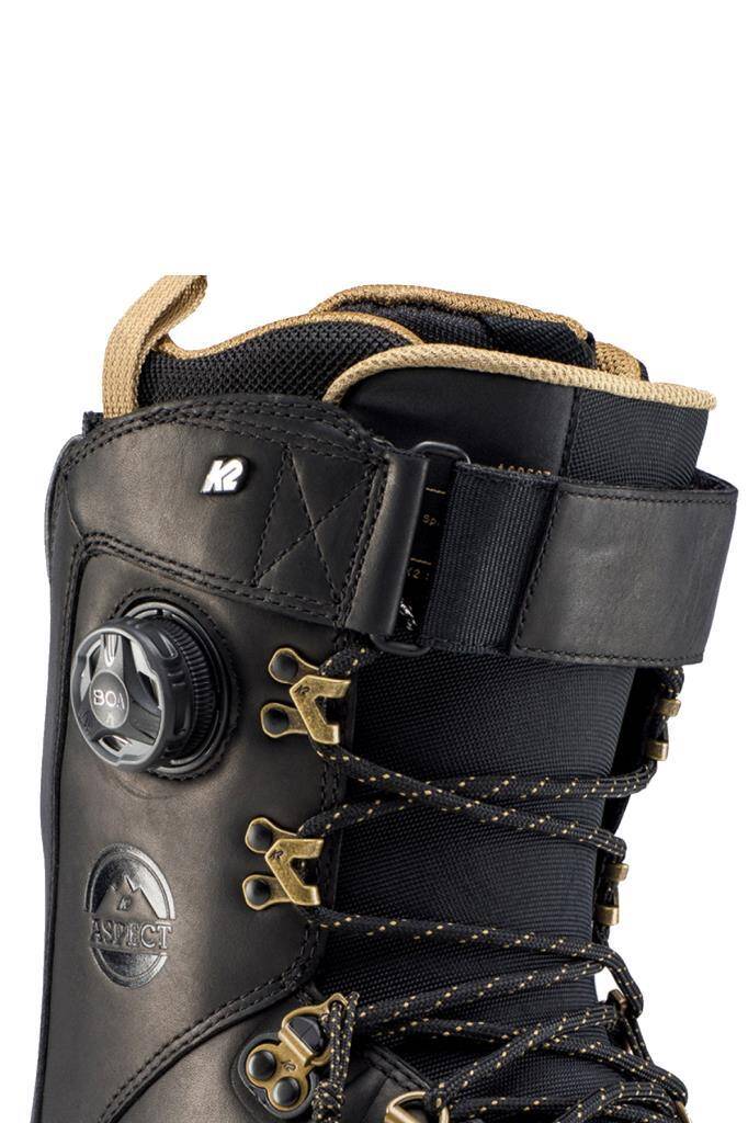K2 Aspect Erkek Snowboard Botu Siyah/Sarı - 3