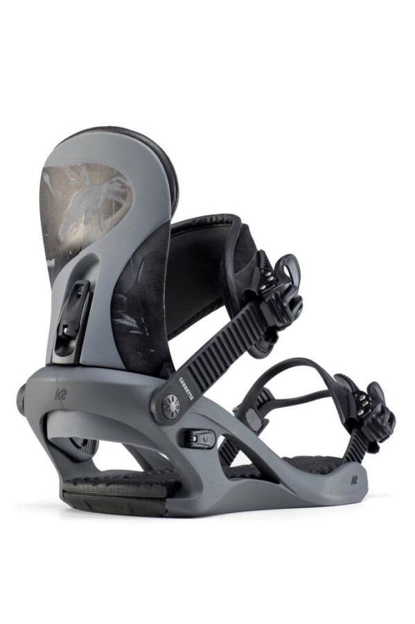 K2 Cassette Kadın Snowboard Bağlaması Siyah/Gri - K2 (1)