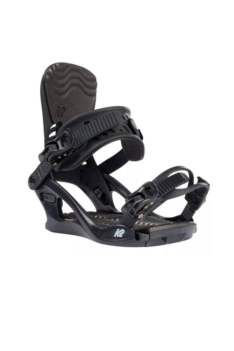 K2 Cassette Snowboard Bağlaması Siyah - 1