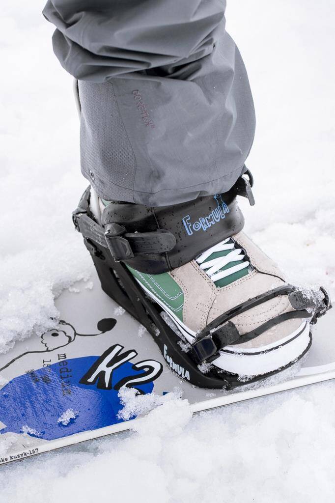 K2 Formula Erkek Snowboard Bağlaması Siyah - 6