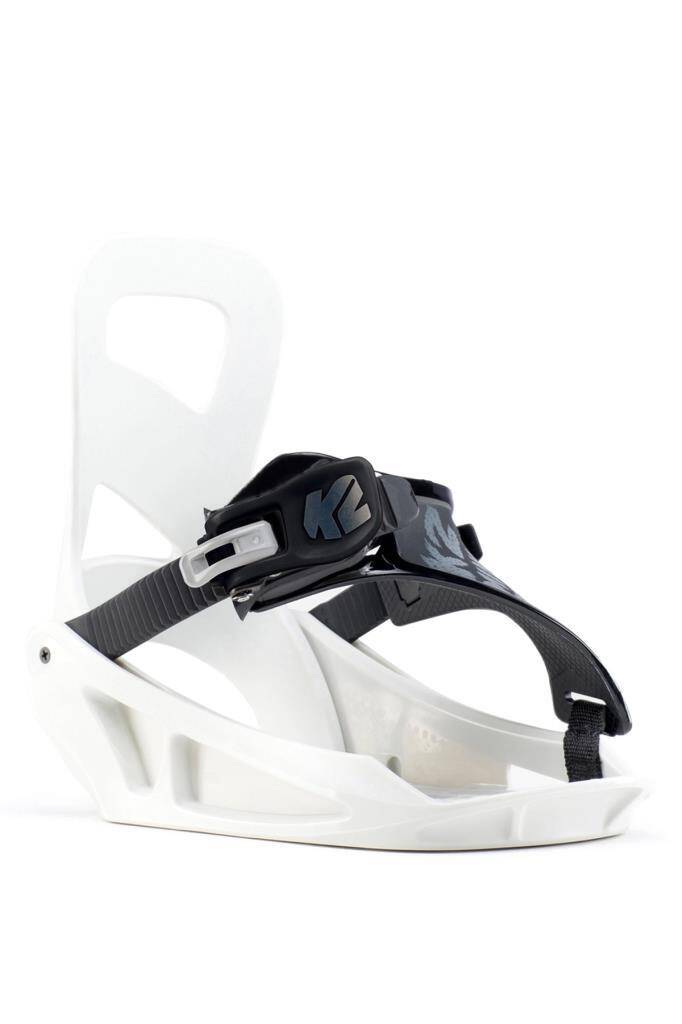 K2 Mini Turbo Çocuk Snowboard Bağlaması Gri - 3