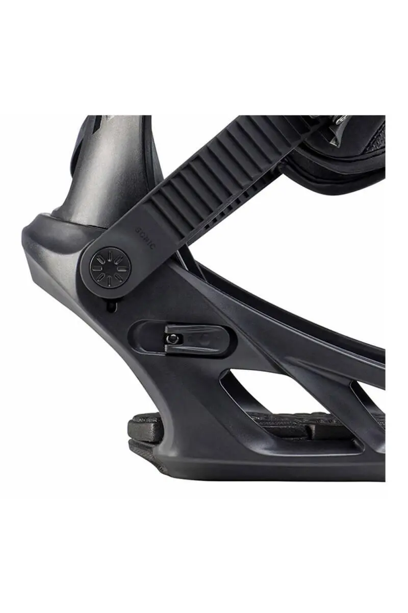 K2 Sonic Erkek Snowboard Bağlaması Siyah - 4