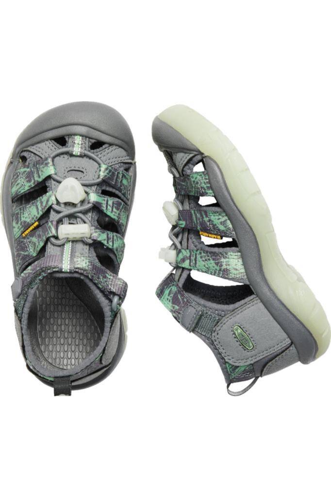Keen Newport H2 Çocuk Sandalet Gri/Yeşil - 4