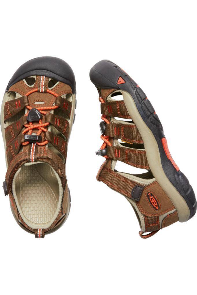 Keen Newport H2 Genç Sandalet Kahverengi/Turuncu - 4