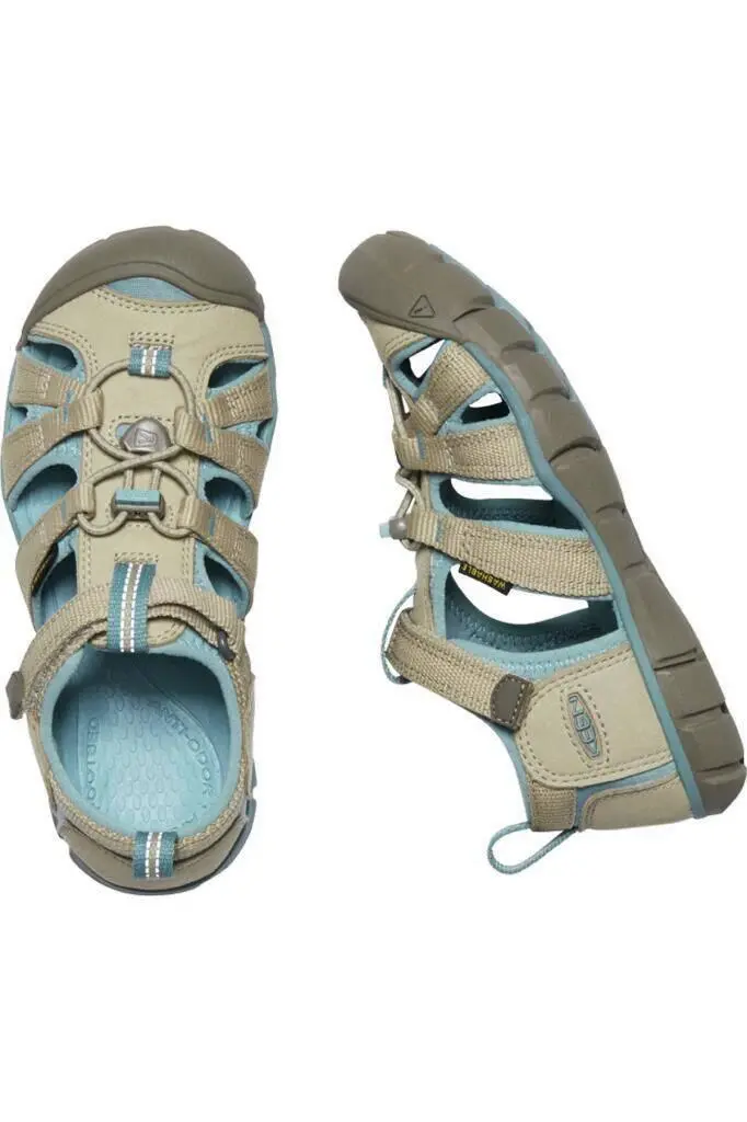 Keen Seacamp II CNX Çocuk Sandalet Bej/Mavi - 3
