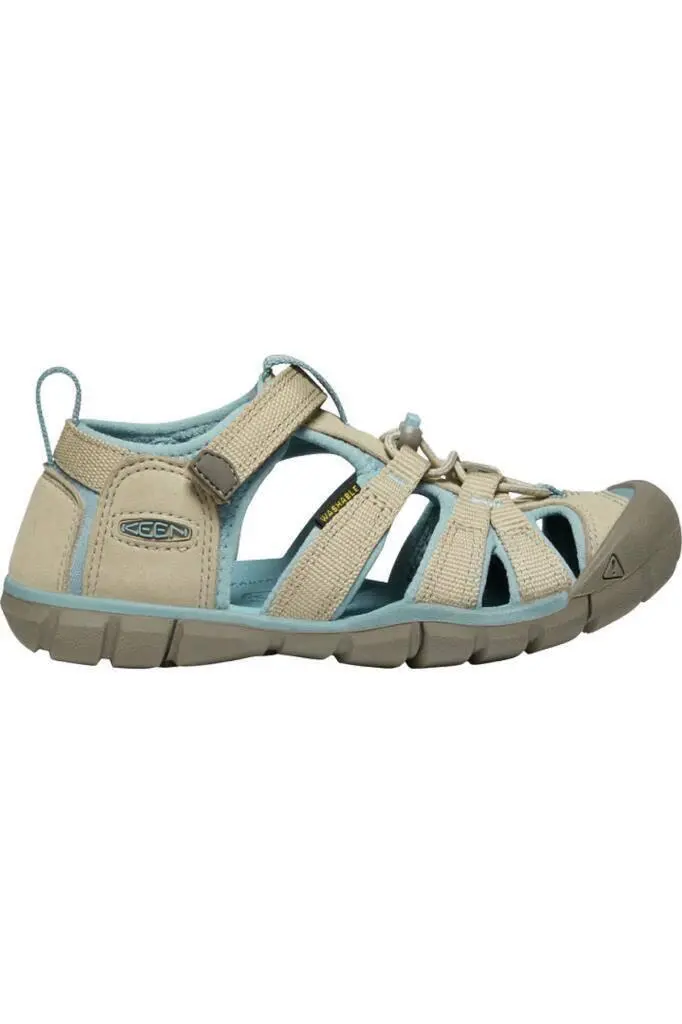 Keen Seacamp II CNX Çocuk Sandalet Bej/Mavi - 4