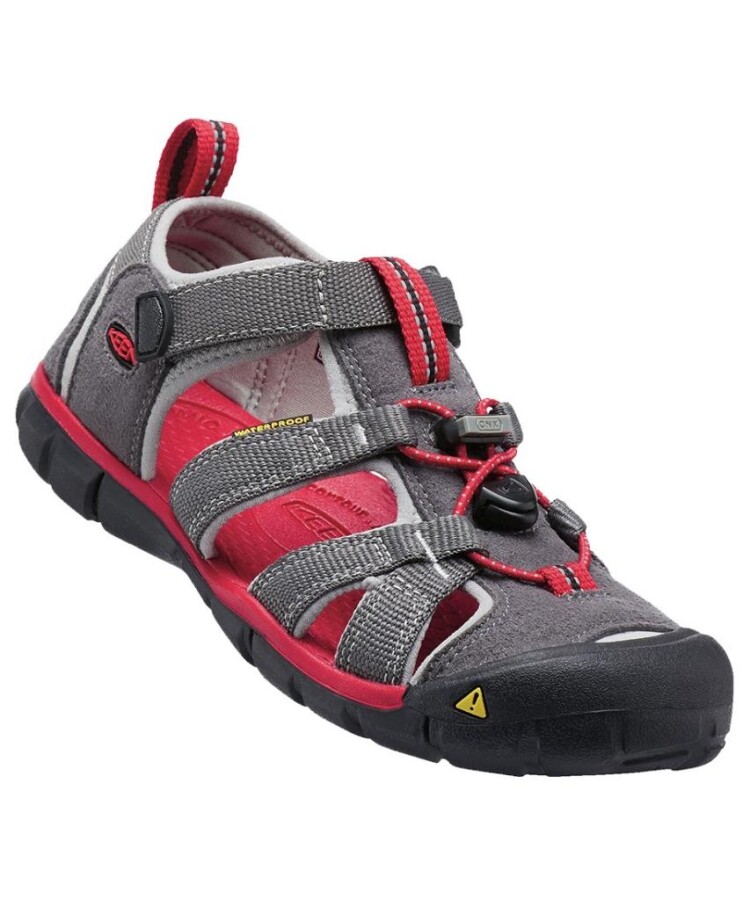 Keen Seacamp II CNX Çocuk Sandalet Gri/Kırmızı 