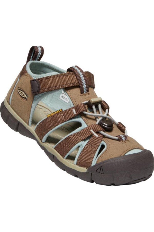 Keen Seacamp II CNX Çocuk Sandalet Kahverengi/Mavi 