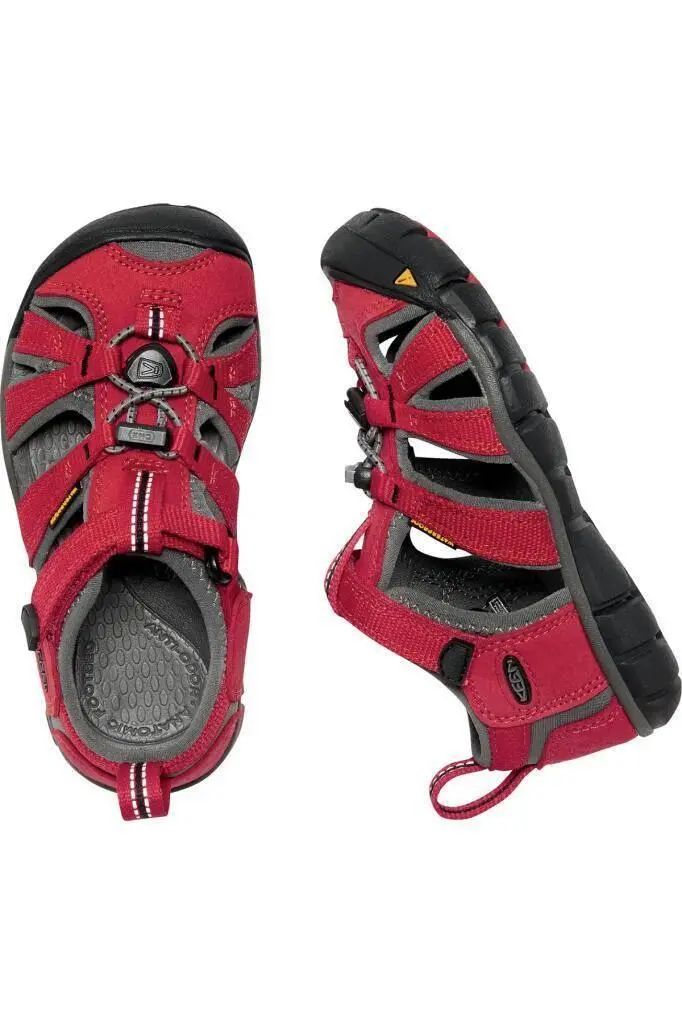 Keen Seacamp II CNX Çocuk Sandalet Kırmızı - 4