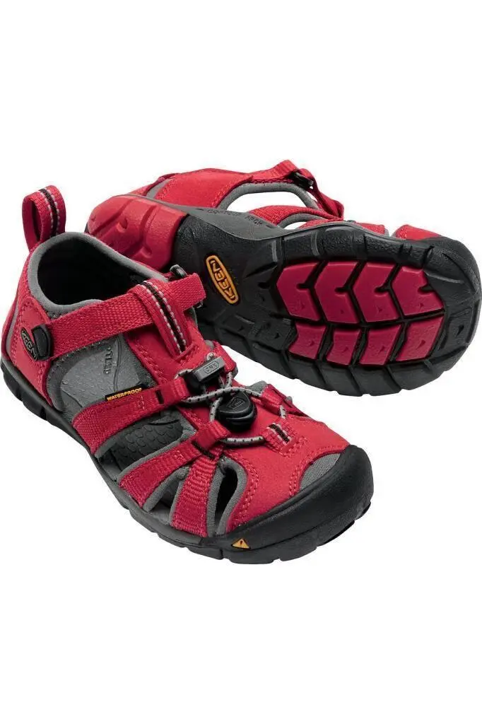 Keen Seacamp II CNX Çocuk Sandalet Kırmızı - 5