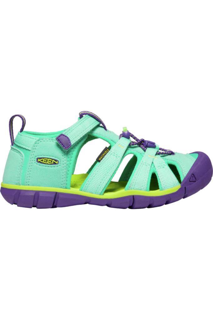 Keen Seacamp II CNX Çocuk Sandalet Yeşil/Mor - 4