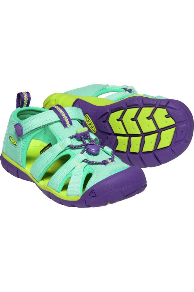 Keen Seacamp II CNX Çocuk Sandalet Yeşil/Mor - 5
