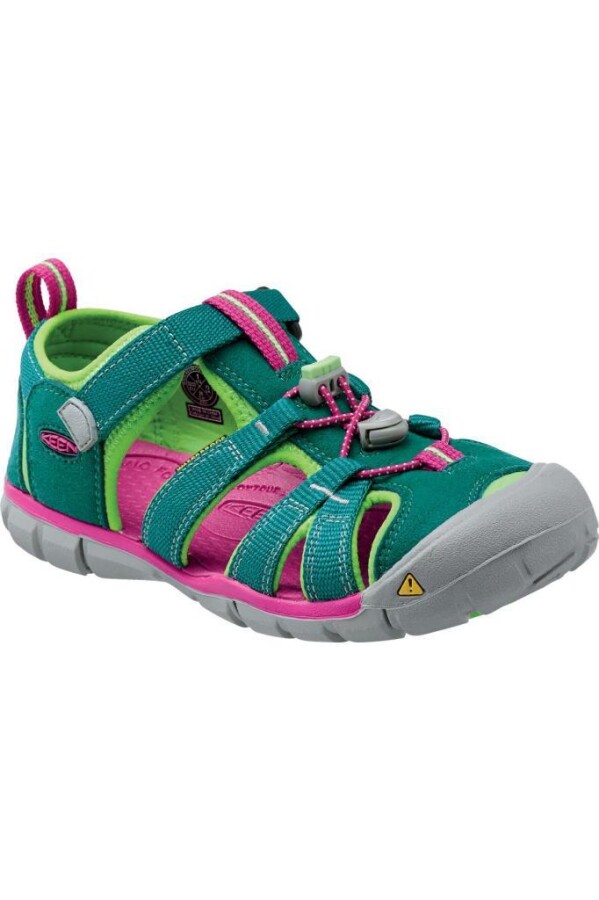 Keen Seacamp II CNX Çocuk Sandalet Yeşil/Pembe 