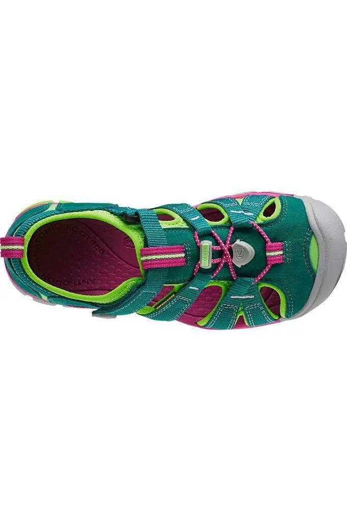 Keen Seacamp II CNX Çocuk Sandalet Yeşil/Pembe - 2