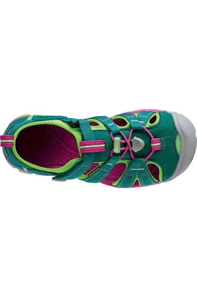 Keen Seacamp II CNX Çocuk Sandalet Yeşil/Pembe - 5
