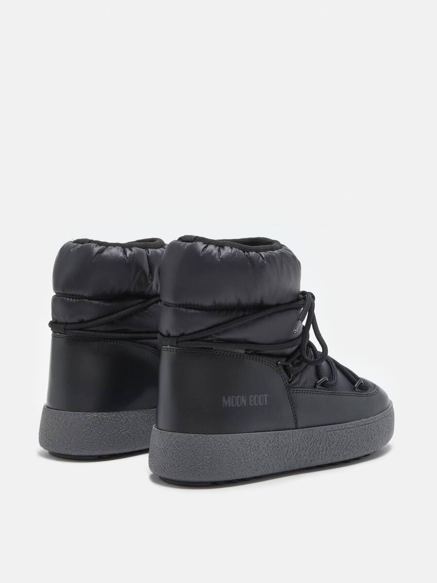 Moon Boot Ltrack Low Nylon WP Kadın Kar Botu Siyah - 4