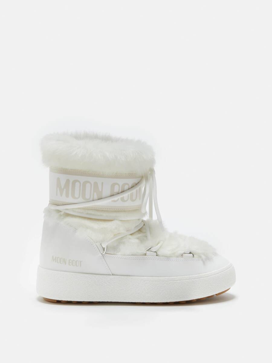 Moon Boot MB Ltrack Faux Fur WP Beyaz Kadın Kar Botu - 1