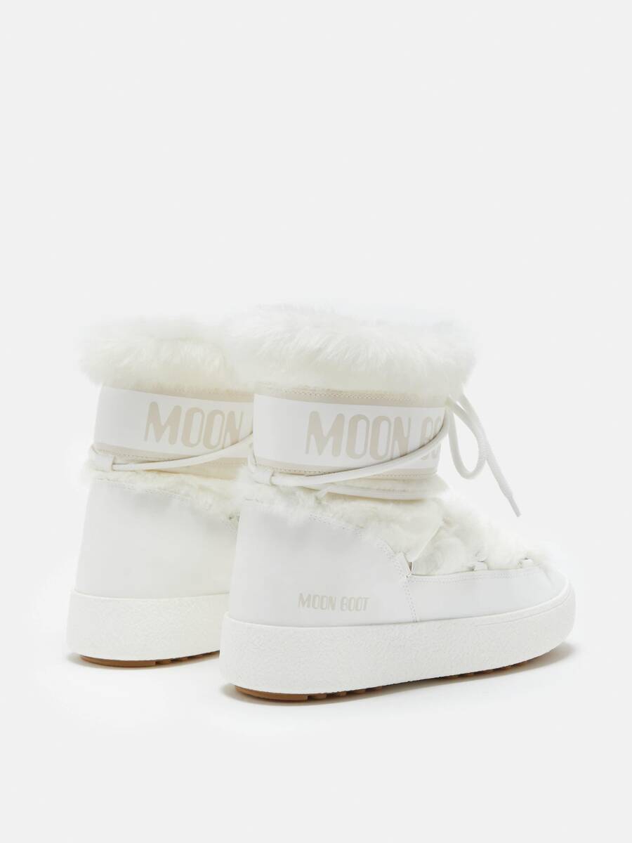 Moon Boot MB Ltrack Faux Fur WP Beyaz Kadın Kar Botu - 3