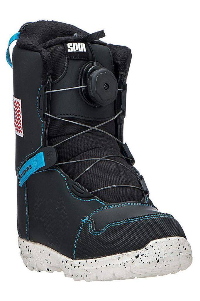 Northwave LF Spin Kadın Snowboard Botu Siyah/Mavi - 4