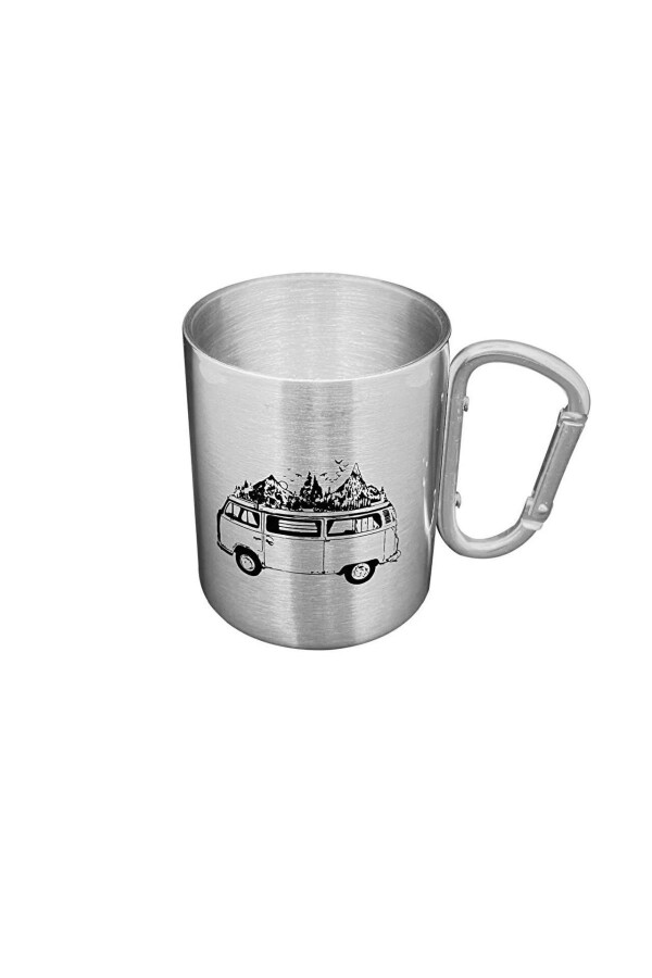 Orcamp Karabina Saplı Paslanmaz Çelik Bardak Gri - ORCAMP (1)