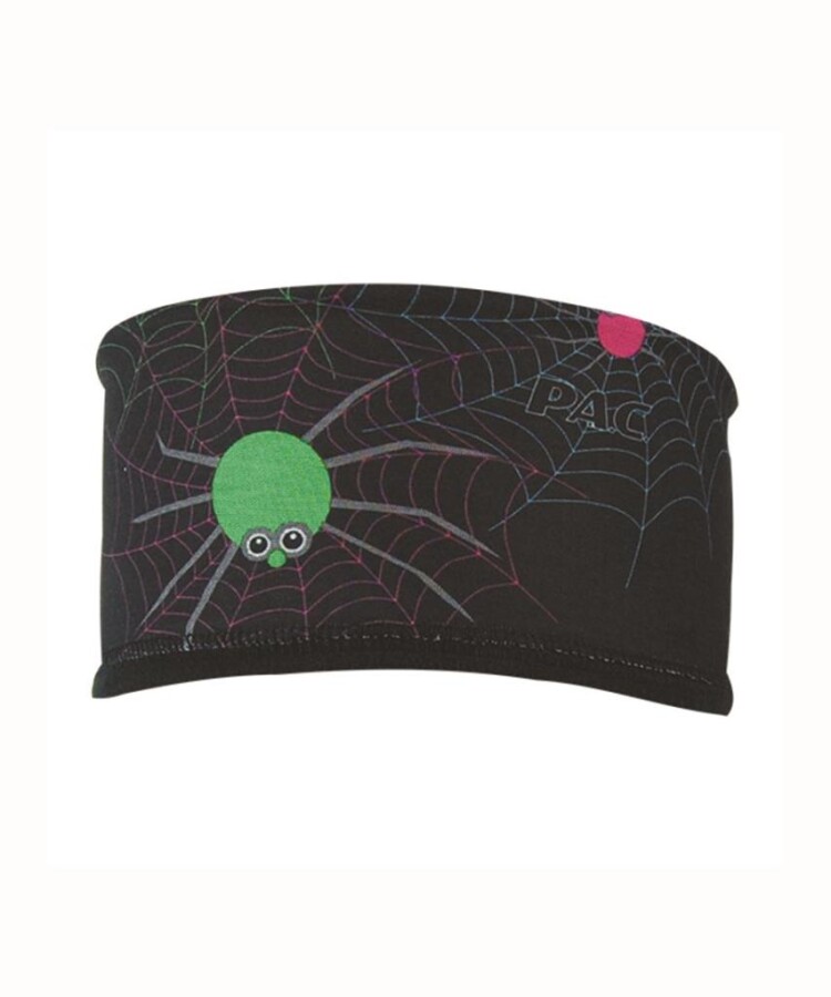 P.A.C - Headband Fleece Kids Neon Spider - Çocuk Bandana 