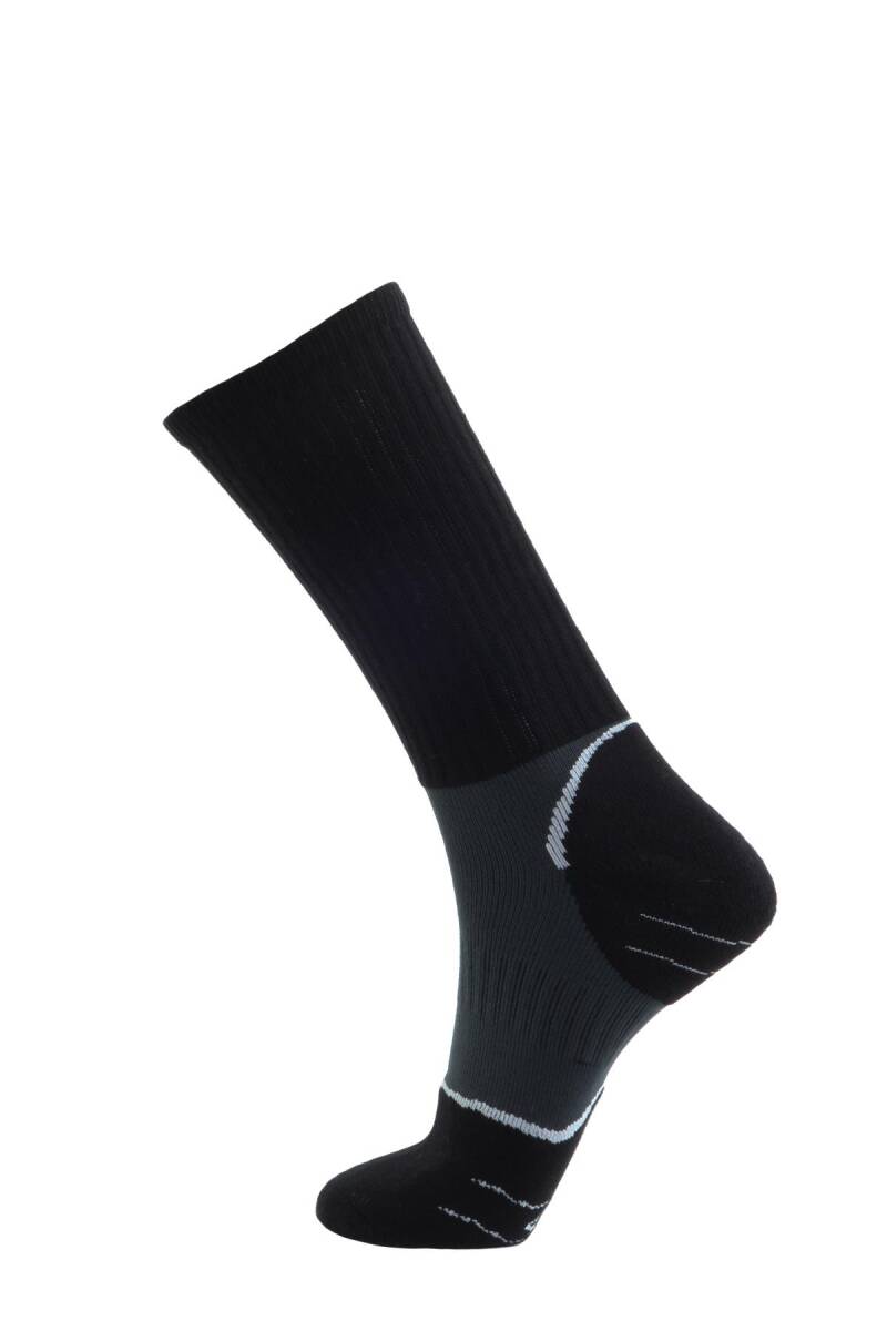 Panthzer Casual Sport Socks Siyah/Gri - 1