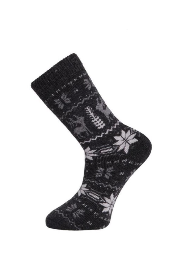 Panthzer Casual Wool Erkek Çorap Siyah 