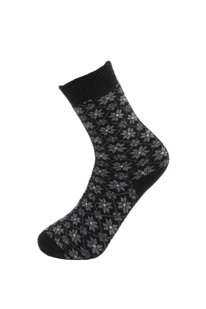 Panthzer Casual Wool Kadın Çorap Siyah - 1
