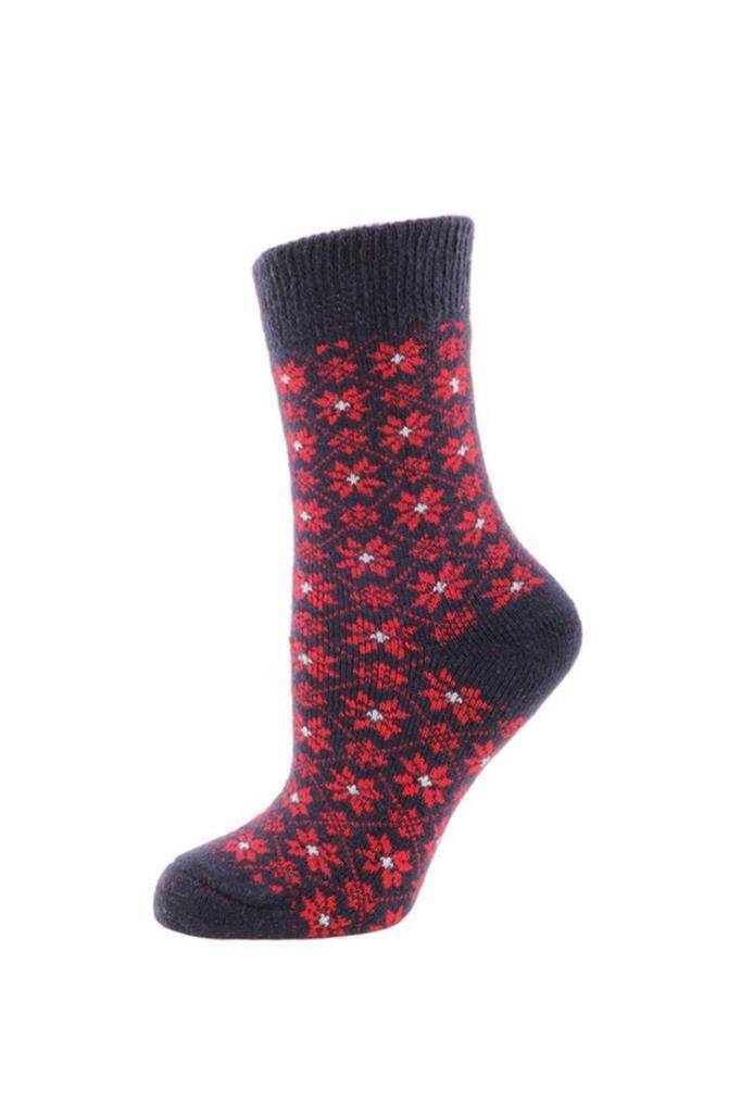 Panthzer Casual Wool Socks Kadın Çorap Lacivert - 1