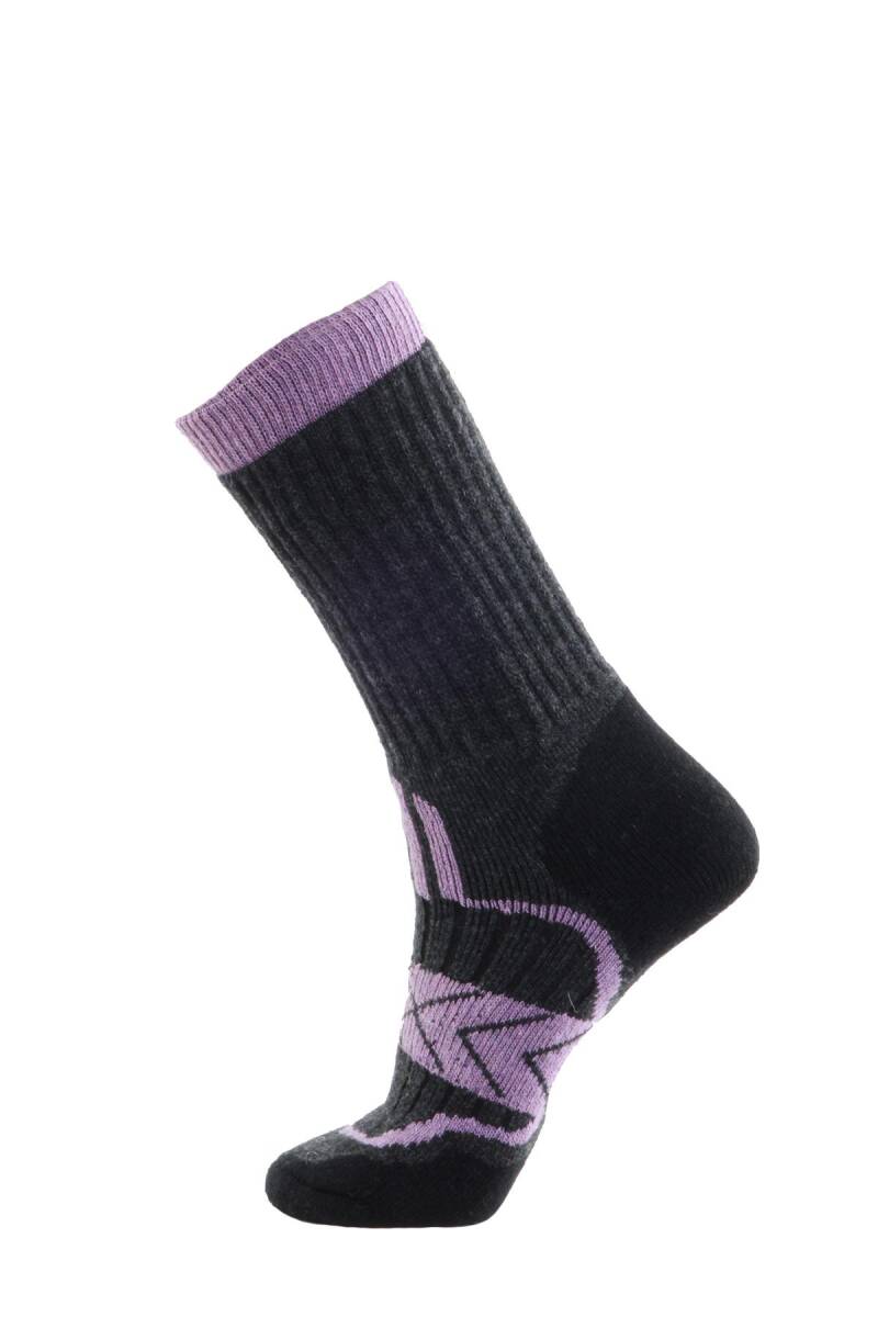Panthzer Outdoor Socks Siyah/Mor - 1
