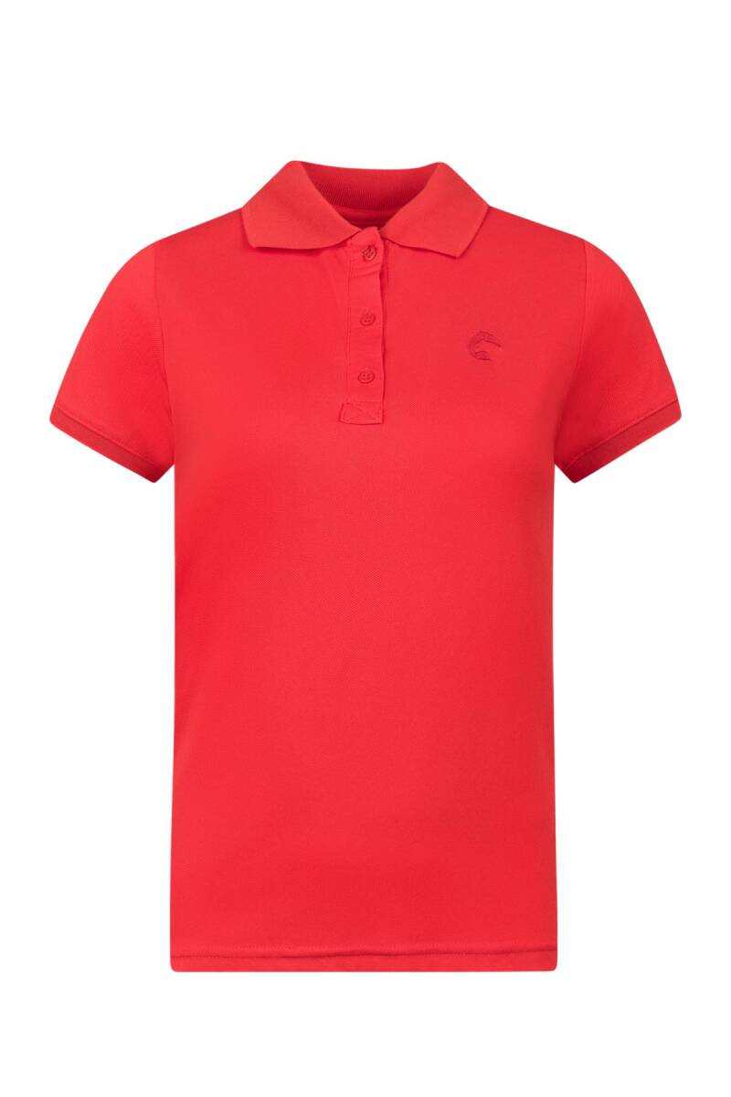 Panthzer Rauma Kadın Polo Yaka T-Shirt Kırmızı - 1